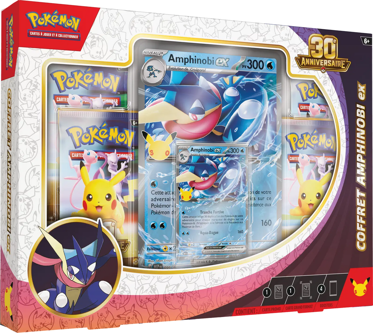 coffret Amphinobi-ex - Pokémon 30 ans